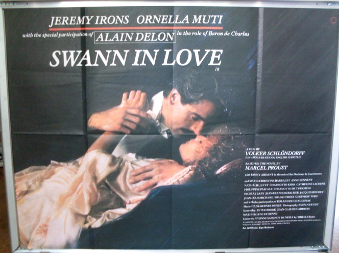 Cinema Poster: SWANN IN LOVE 1984 (Quad) Jeremy Irons Ornella Muti Alain Delon