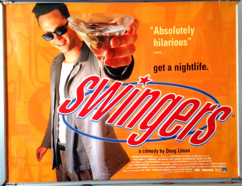 Cinema Poster: SWINGERS 1996 (Quad) Jon Favreau Vince Vaughn Cinema Poster: SWINGERS 1996 (Quad) Jon Favreau Vince Vaughn