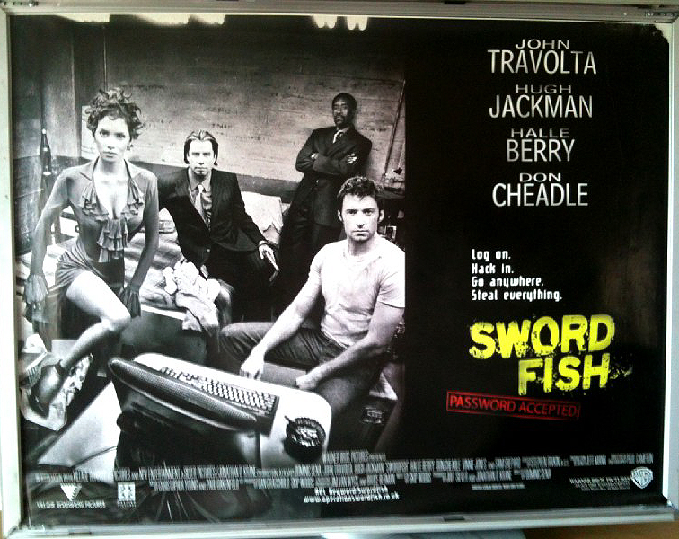 SWORDFISH: UK Quad Film Poster