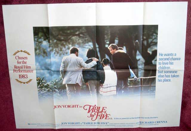 TABLE FOR FIVE: UK Quad Film Poster