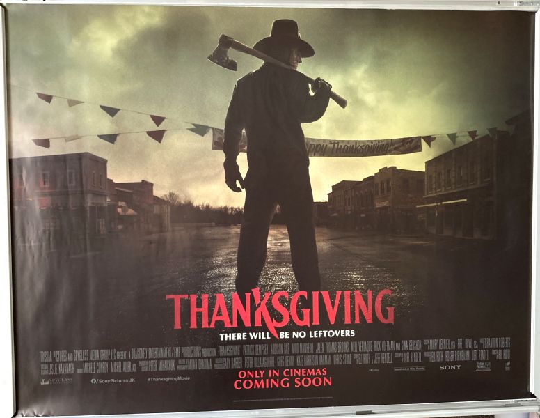 Cinema Poster: THANKSGIVING 2023 (Quad) Patrick Dempsey Ty Olsson Gina Gershon