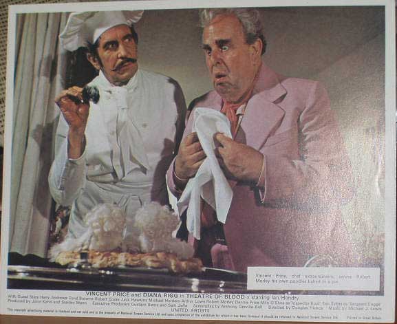 THEATRE OF BLOOD: Lobby Card (Dogs Dinner)