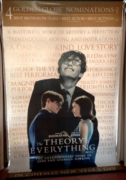Cinema Banner: THEORY OF EVERYTHING, THE 2015 Eddie Redmayne Felicity Jones