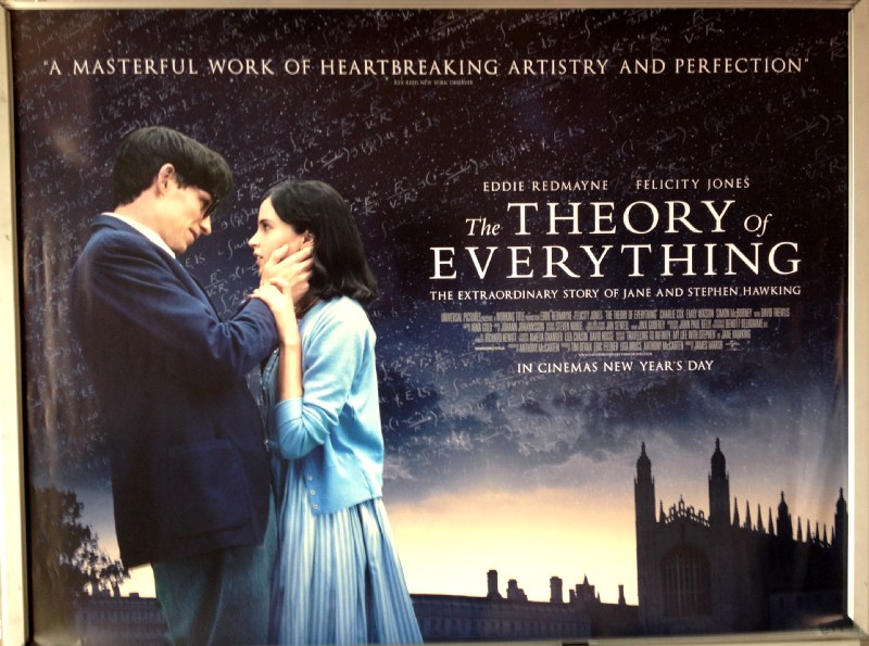 Cinema Poster: THEORY OF EVERYTHING, THE 2015 (Main Quad) Eddie Redmayne