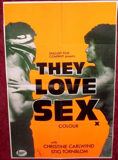 THEY LOVE SEX: UK Quad Film Poster
