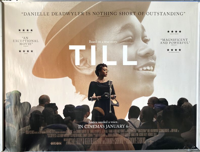 Cinema Poster: TILL 2022 (Quad) Danielle Deadwyler Jalyn Hall Frankie Faison