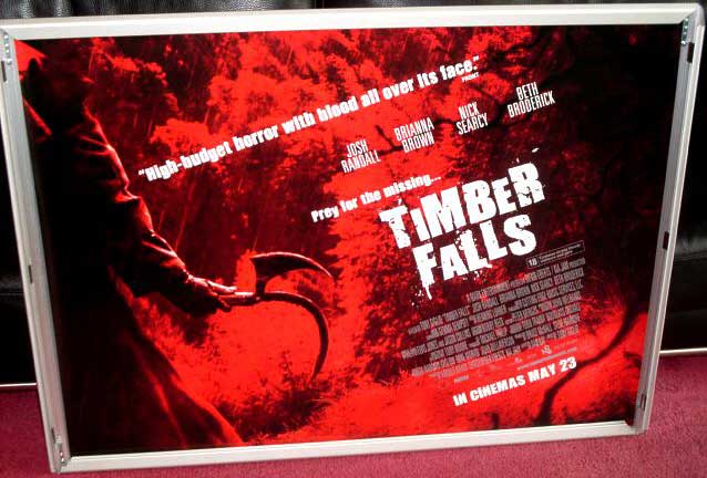 TIMBER FALLS: Main UK Quad Film Poster