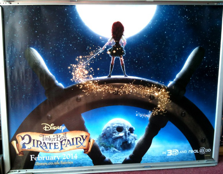 TINKER BELL AND THE PIRATE FAIRY: Advance UK Quad Film Poster
