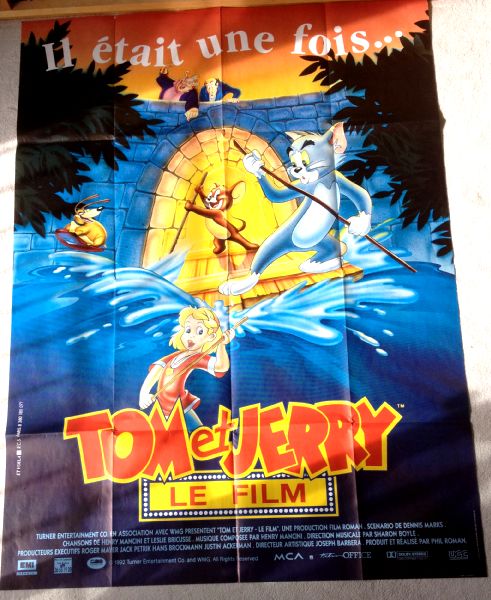 Cinema Poster: TOM AND JERRY THE MOVIE 1993 (French Grande) Richard Kind