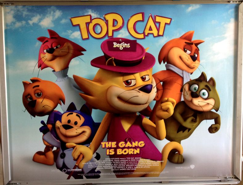 Cinema Poster: TOP CAT BEGINS 2016 (Quad)  Darin De Paul Ben Diskin Marieve Herington 