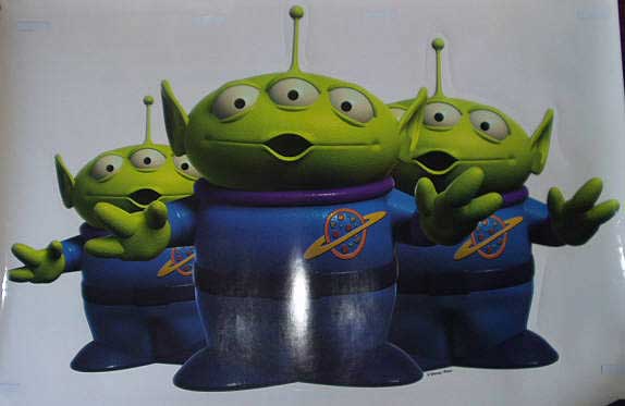 TOY STORY: Promo Martian Cinema Cling