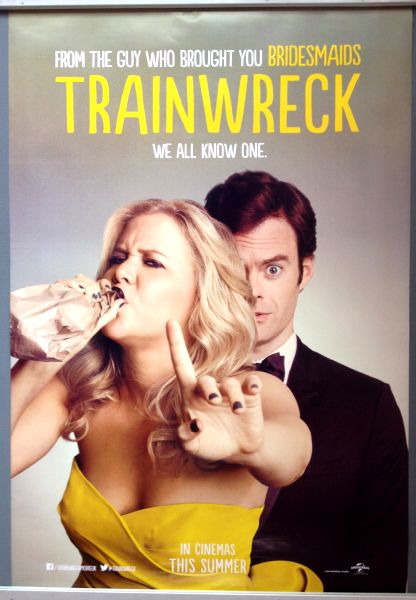 Cinema Poster: TRAINWRECK 2015 (One Sheet) Judd Apatow Amy Schumer Bill Hader