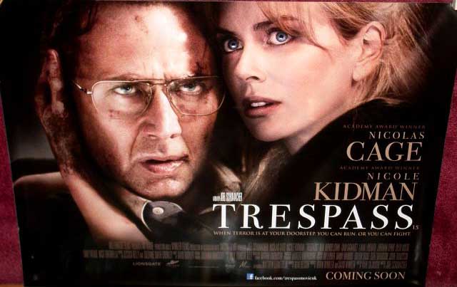 TRESPASS: UK Quad Film Poster