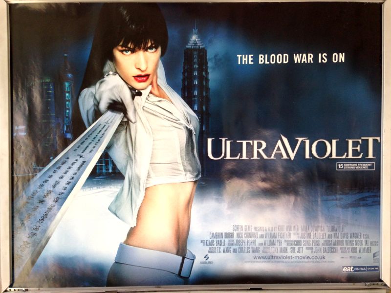 Cinema Poster: ULTRAVIOLET 2006 (Quad) Milla Jovovich William Fichtner Cinema Poster: ULTRAVIOLET 2006 (Quad) Milla Jovovich William Fichtner