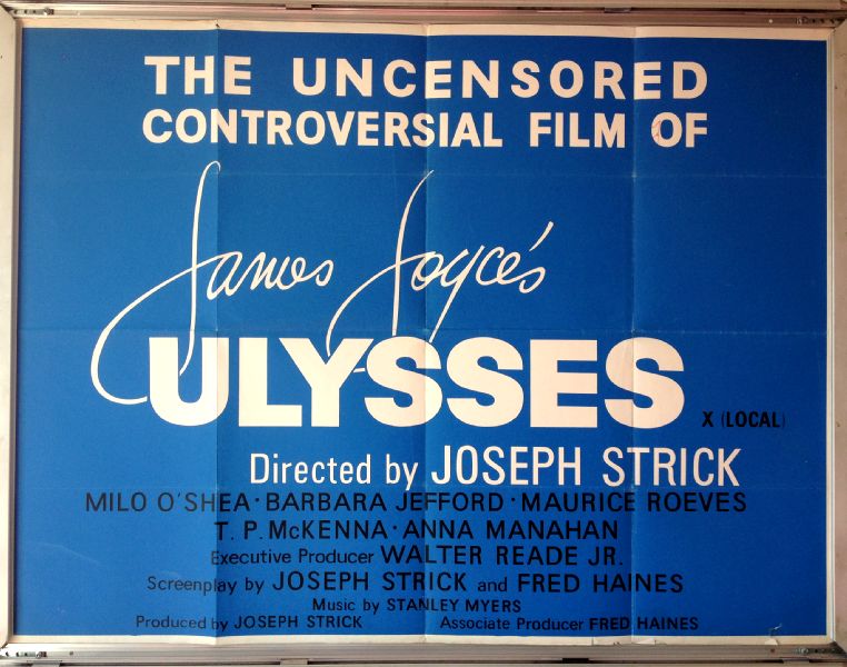 Cinema Poster: ULYSSES 1967 (Quad) Milo O'Shea Barbara Jefford Cinema Poster: ULYSSES 1967 (Quad) Milo O'Shea Barbara Jefford