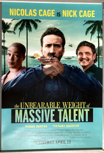 Cinema Poster: UNBEARABLE WEIGHT OF MASSIVE TALENT, THE 2022 (One Sheet) Nicolas Cage