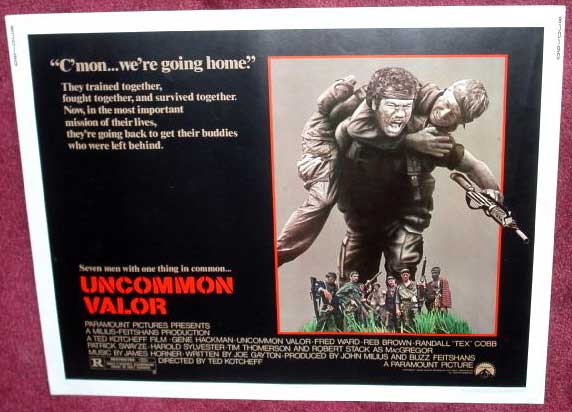 UNCOMMON VALOR: US Half Sheet Film Poster