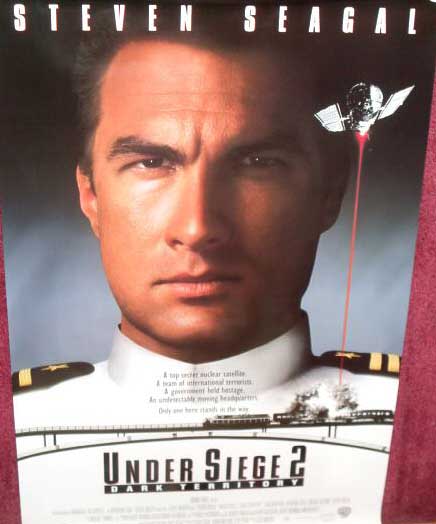 UNDER SIEGE 2 DARK TERRITORY: One Sheet Film Poster UNDER SIEGE 2 DARK TERRITORY: One Sheet Film Poster