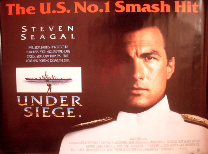 UNDER SIEGE: UK Quad Film Poster