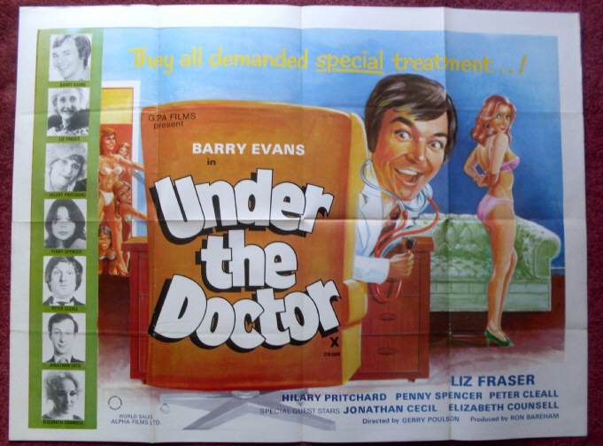 UNDER THE DOCTOR: UK Quad Film Poster