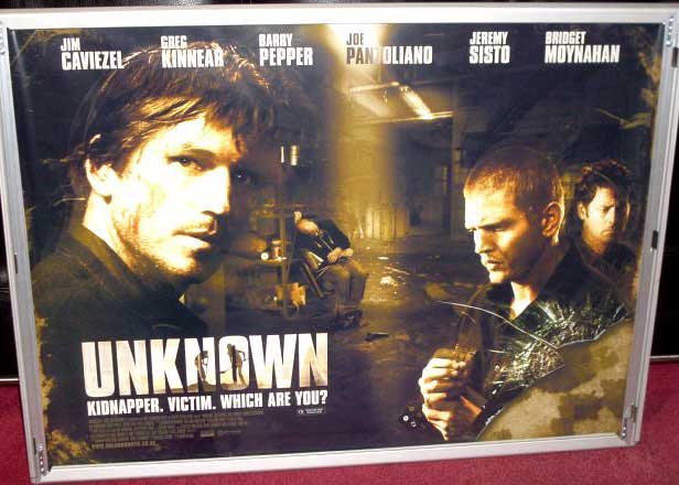 UNKNOWN: Main UK Quad Film Poster
