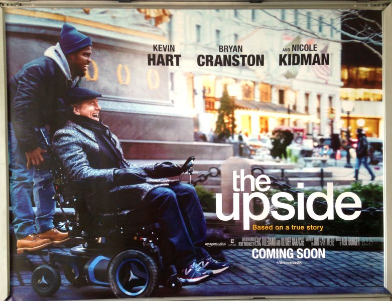 Cinema Poster: UPSIDE, THE 2019 (Quad) Kevin Hart Bryan Cranston Nicole Kidman