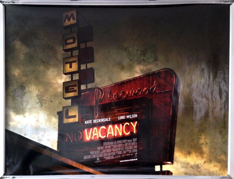 Cinema Poster: VACANCY 2007 (Quad) Kate Beckinsale Luke Wilson