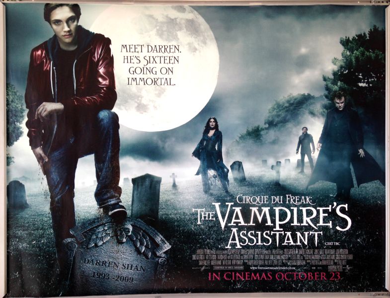 Cinema Poster: VAMPIRE'S ASSISTANT, THE 2009 (Quad) Josh Hutcherson
