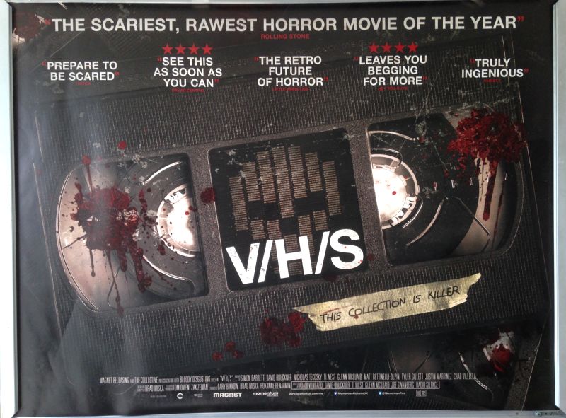 Cinema Poster: VHS V/H/S 2013 (Quad) Calvin Reeder Adam Wingard