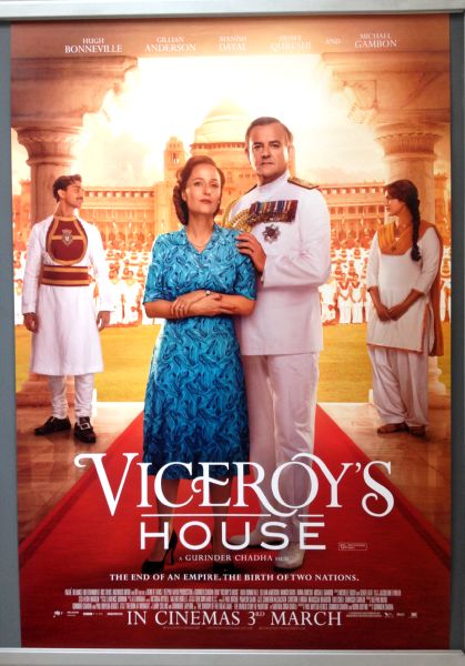 Cinema Poster: VICEROY'S HOUSE 2017 (One Sheet) Gillian Anderson Hugh Bonneville 