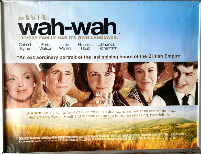 Cinema Poster: WAH-WAH 2005 (Quad) Nicholas Hoult Miranda Richardson Emily Watson  