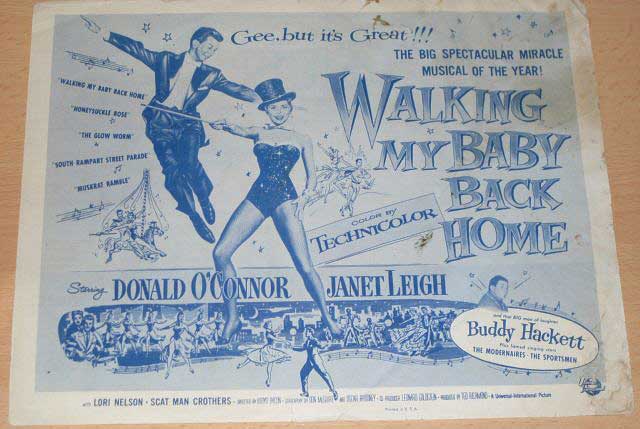 WALKING MY BABY BACK HOME: US Ad Sheet