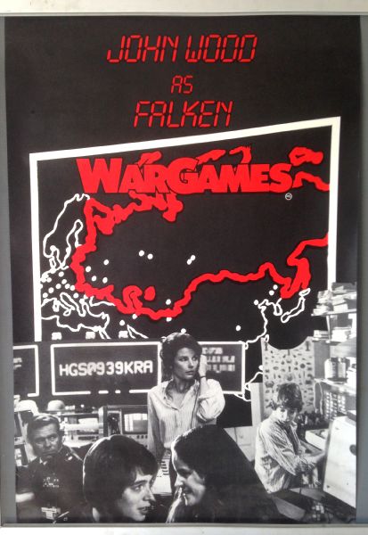 Cinema Poster: WAR GAMES 1983 (John Wood Double Crown) Matthew Broderick