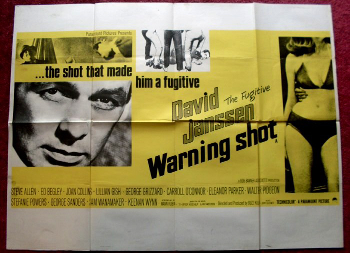 WARNING SHOT: UK Quad Film Poster