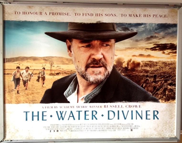 Cinema Poster: WATER DIVINER, THE 2015 (Quad) Russell Crowe Jai Courtney