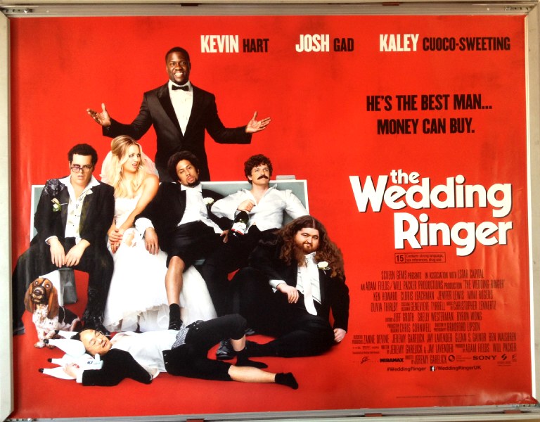 Cinema Poster: WEDDING RINGER, THE 2015 (Quad) Kevin Hart Josh Gad Jorge Garcia