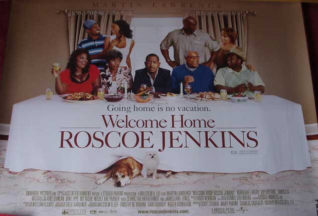 WELCOME HOME ROSCOE JENKINS: Main UK Quad Film Poster