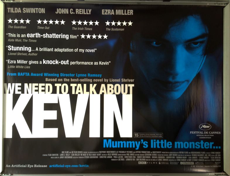 Cinema Poster: WE NEED TO TALK ABOUT KEVIN 2011 (Ezra Miller Quad)