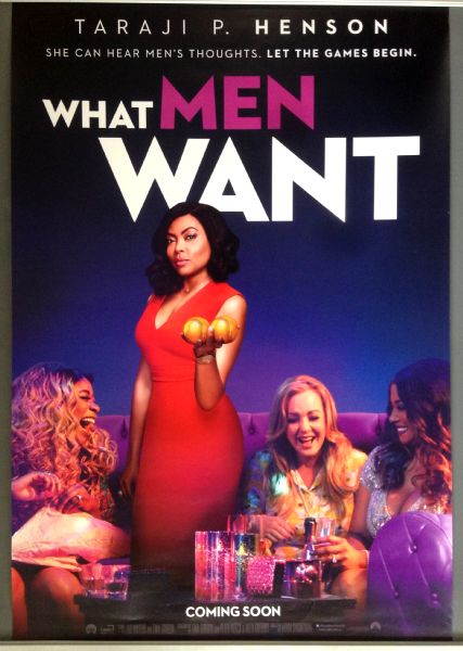 Cinema Poster: WHAT MEN WANT 2019 (One Sheet) Taraji P. Henson