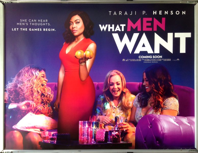 Cinema Poster: WHAT MEN WANT 2019 (Quad) Taraji P. Henson Kristen Ledlow