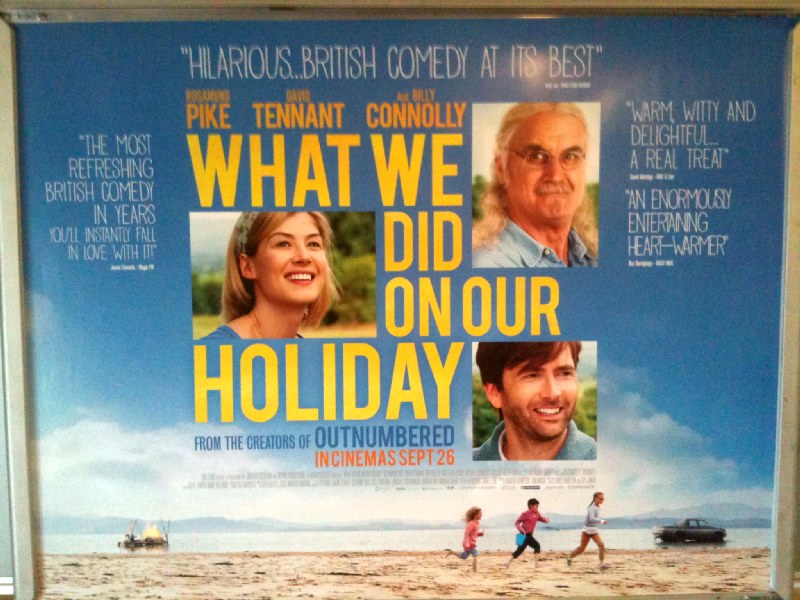 Cinema Poster: WHAT WE DID ON OUR HOLIDAY 2014 (Quad) David Tennant Ben Miller