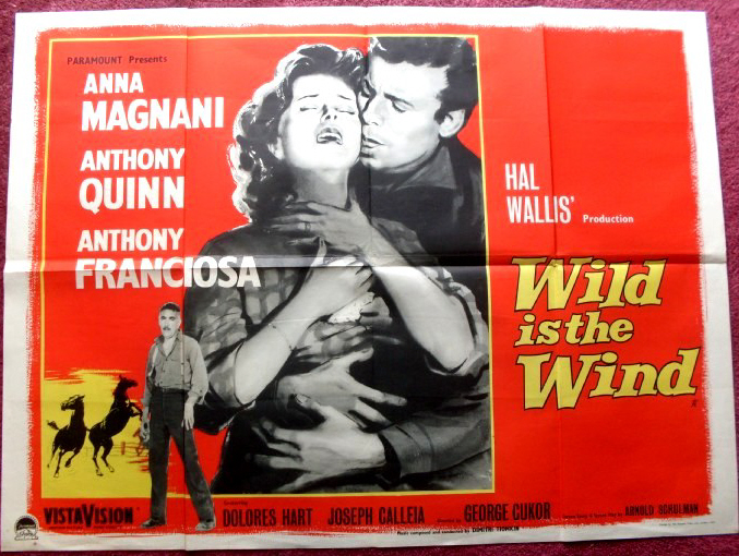 WILD IS THE WIND: UK Quad Film Poster