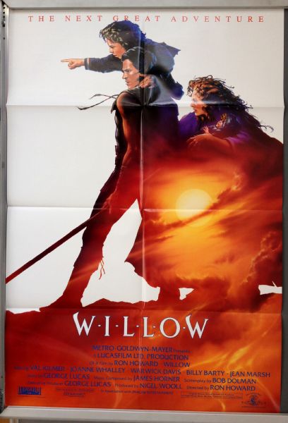 Cinema Poster: WILLOW 1988 (One Sheet) Val Kilmer Joanne Whalley Warwick Davis