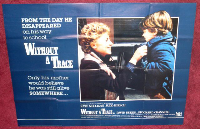 WITHOUT A TRACE: Main UK Quad Film Poster