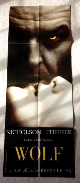 Cinema Poster: WOLF 1994 (French Pantalon/Insert) Jack Nicholson Michelle Pfeiffer