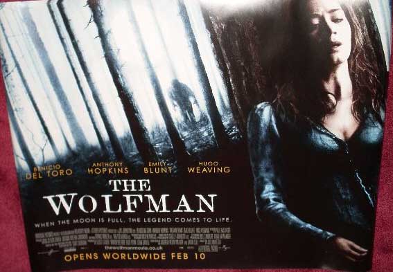WOLFMAN, THE: V2 UK Quad Film Poster