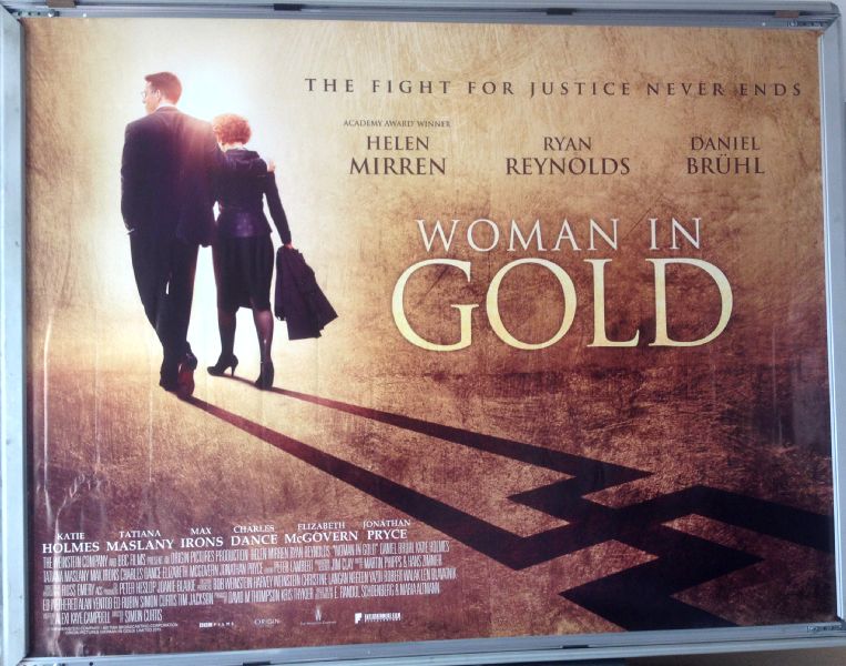Cinema Poster: WOMAN IN GOLD 2015 (Advance Quad) Helen Mirren Ryan Reynolds