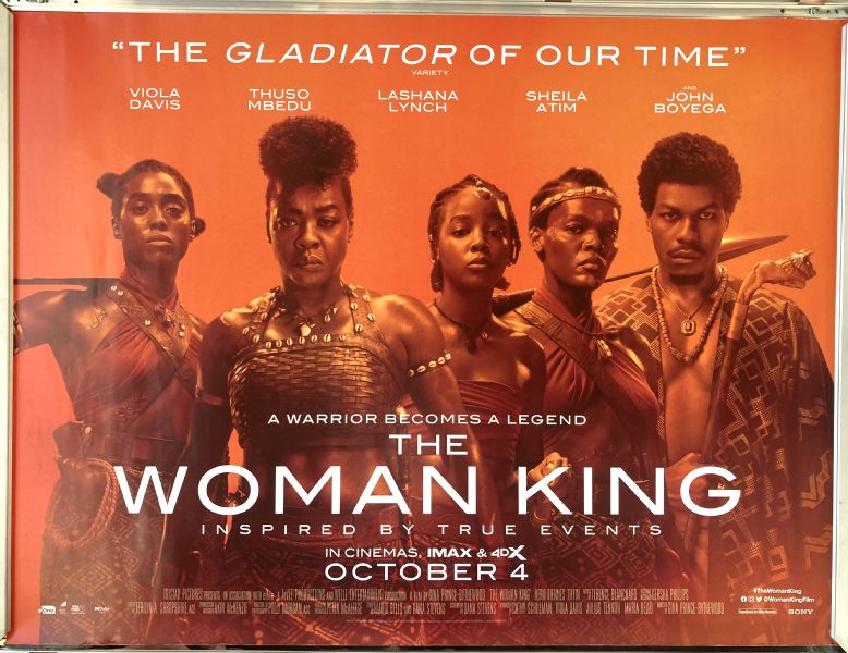 Cinema Poster: WOMAN KING, THE 2022 (Main Quad) Viola Davis Lashana Lynch