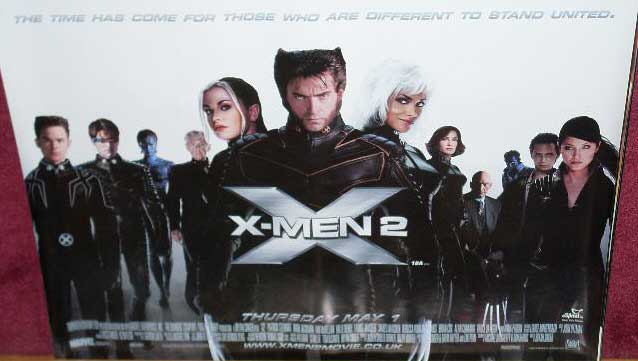 Cinema Poster: X MEN 2 2003 (Main Quad) Hugh Jackman Cinema Poster: X MEN 2 2003 (Main Quad) Hugh Jackman