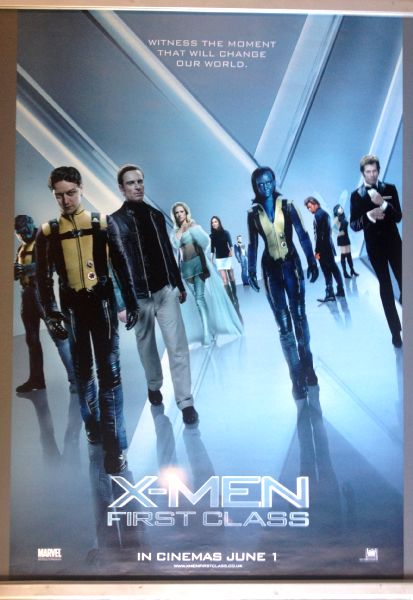 Cinema Poster: X-MEN FIRST CLASS 2011 (One Sheet Light Blue) James McAvoy Cinema Poster: X-MEN FIRST CLASS 2011 (One Sheet Light Blue) James McAvoy